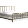 CosmoLiving Blair Brass Metal King Bed -Household Items Sale 810541048 3