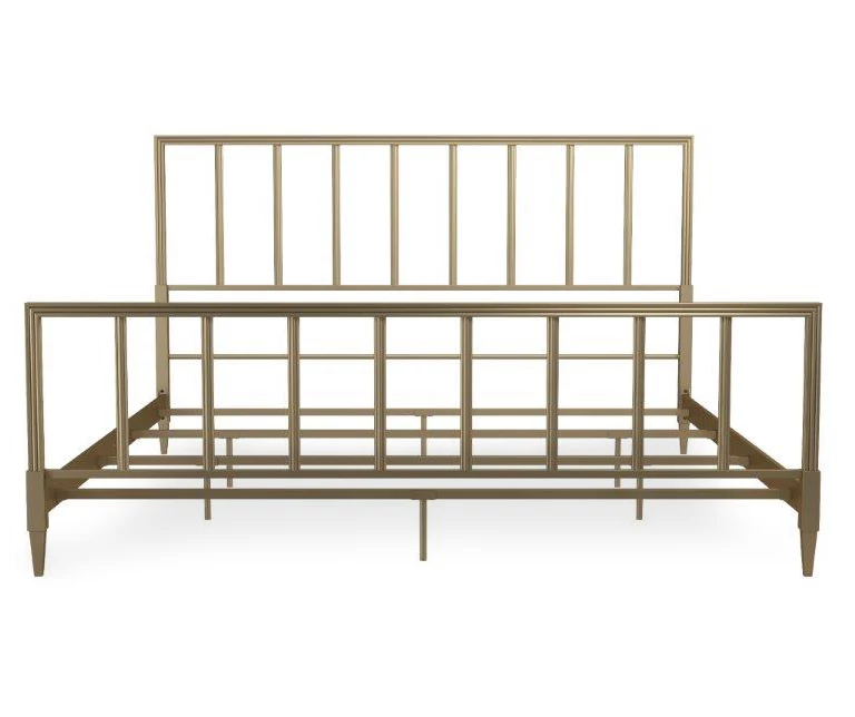 CosmoLiving Blair Brass Metal King Bed 7 CosmoLiving Blair Brass Metal King Bed - Image 5