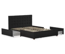 CosmoLiving Elizabeth Velvet Storage Bed -Household Items Sale 810541061 4