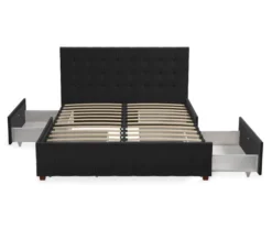 CosmoLiving Elizabeth Velvet Storage Bed -Household Items Sale 810541061 6