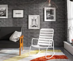 Roberta White Patio Rocking Chair 10 Roberta White Patio Rocking Chair -Household Items Sale 810541497 2