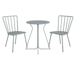 Heidi Light Gray 3-Piece Bistro Patio Furniture Set -Household Items Sale 810541505 6 1