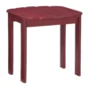 Flint Red Wood Patio Adirondack End Table -Household Items Sale 810541707 1