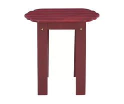 Flint Red Wood Patio Adirondack End Table 12 Flint Red Wood Patio Adirondack End Table -Household Items Sale 810541707 3