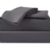 Charcoal Microfiber Full 4-Piece Sheet Set