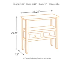 Abbonto 2-Drawer Accent Table -Household Items Sale 810542284 3