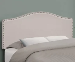 Monarch Linen Nailhead Trim Headboard 27 Monarch Linen Nailhead Trim Headboard -Household Items Sale 810542514 1