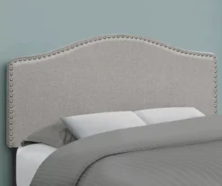 Monarch Linen Nailhead Trim Headboard 24 Monarch Linen Nailhead Trim Headboard -Household Items Sale 810542515 1