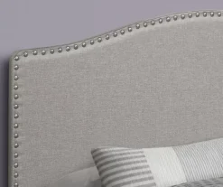 Monarch Linen Nailhead Trim Headboard 32 Monarch Linen Nailhead Trim Headboard -Household Items Sale 810542519 3
