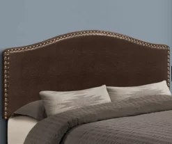 Monarch Faux Leather Button Tufted Headboard -Household Items Sale 810542521 1