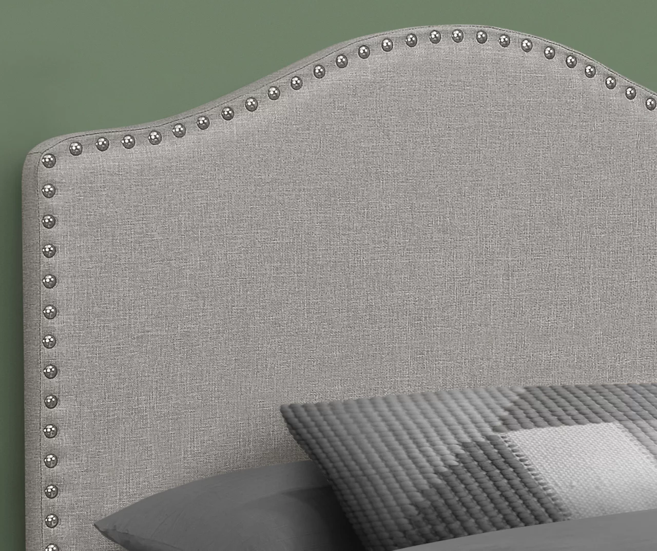 Monarch Linen Nailhead Trim Headboard 10 Monarch Linen Nailhead Trim Headboard - Image 8