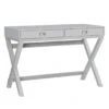 Kari Gray 2-Drawer Campaign Desk -Household Items Sale 810543177 1
