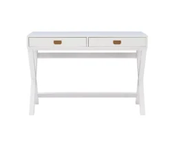 Cami White X-Base Campaign Writing Desk -Household Items Sale 810543179 3