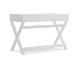 Cami White X-Base Campaign Writing Desk -Household Items Sale 810543179 4