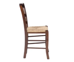 Bordeaux Walnut Handwoven Ladder Back Side Chairs, 2-Pack -Household Items Sale 810543200 A1