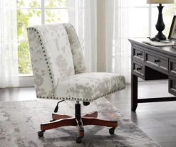 Austin Brown Linen Cow Print Office Chair 14 Austin Brown Linen Cow Print Office Chair -Household Items Sale 810543224 A0 8