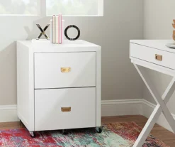 Kari White 2-Drawer Rolling Filing Cabinet -Household Items Sale 810543247 2