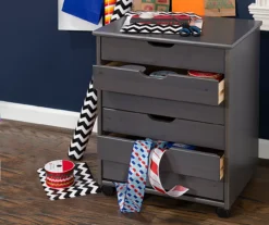 Craft Mate Wide Gray 6-Drawer Rolling Storage Cart -Household Items Sale 810543297 2