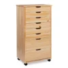 Craft Mate Natural Wood 8-Drawer Rolling Storage Cart -Household Items Sale 810543300 1