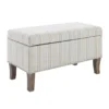 Lisa Railroad Striped Storage Ottoman 2 Lisa Railroad Striped Storage Ottoman -Household Items Sale 810543333 1