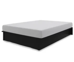 DHP Micah Black Faux Leather King Platform Bed -Household Items Sale 810543681 4