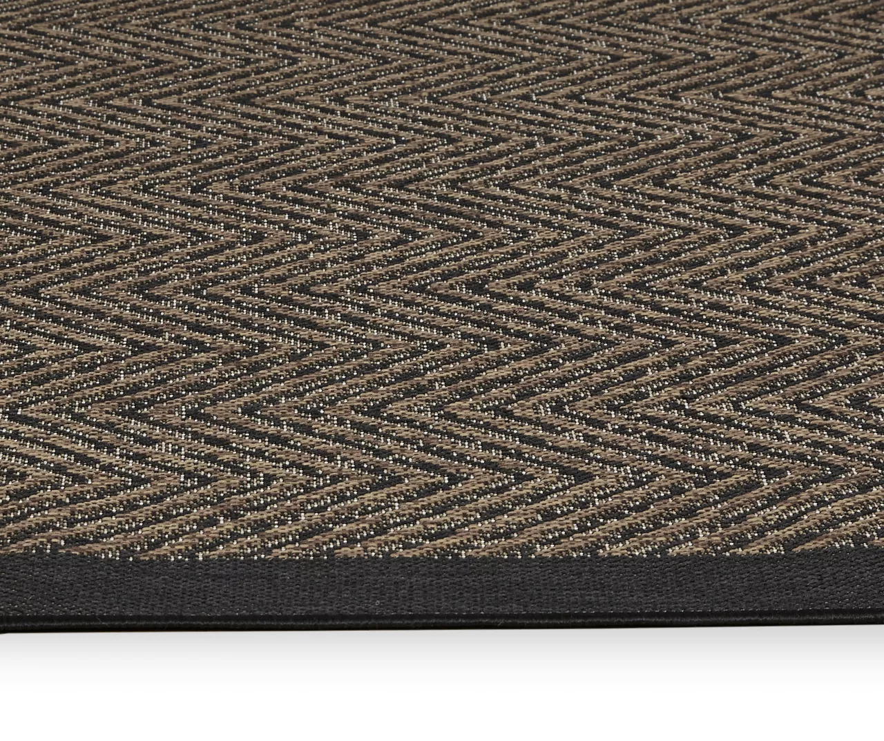 Biscayne Textured Chevron Outdoor Area Rug, (8' X 10') 5 Biscayne Textured Chevron Outdoor Area Rug, (8' X 10') - Image 3