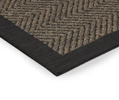 Biscayne Textured Chevron Outdoor Area Rug, (8' X 10') 13 Biscayne Textured Chevron Outdoor Area Rug, (8' X 10') -Household Items Sale 810545354 810545355 5