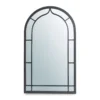 Black Rounded Arch Wall Mirror, (33.07") 1 Black Rounded Arch Wall Mirror, (33.07") -Household Items Sale 810546462 1