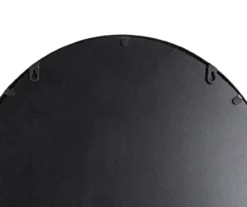 Black Rounded Arch Wall Mirror, (33.07") -Household Items Sale 810546462 4