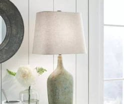 Sage Speckled Maribeth Paper Table Lamp, 2-Pack -Household Items Sale 810546702 4