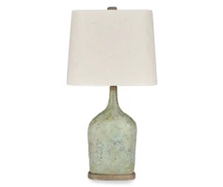 Sage Speckled Maribeth Paper Table Lamp, 2-Pack -Household Items Sale 810546702 5