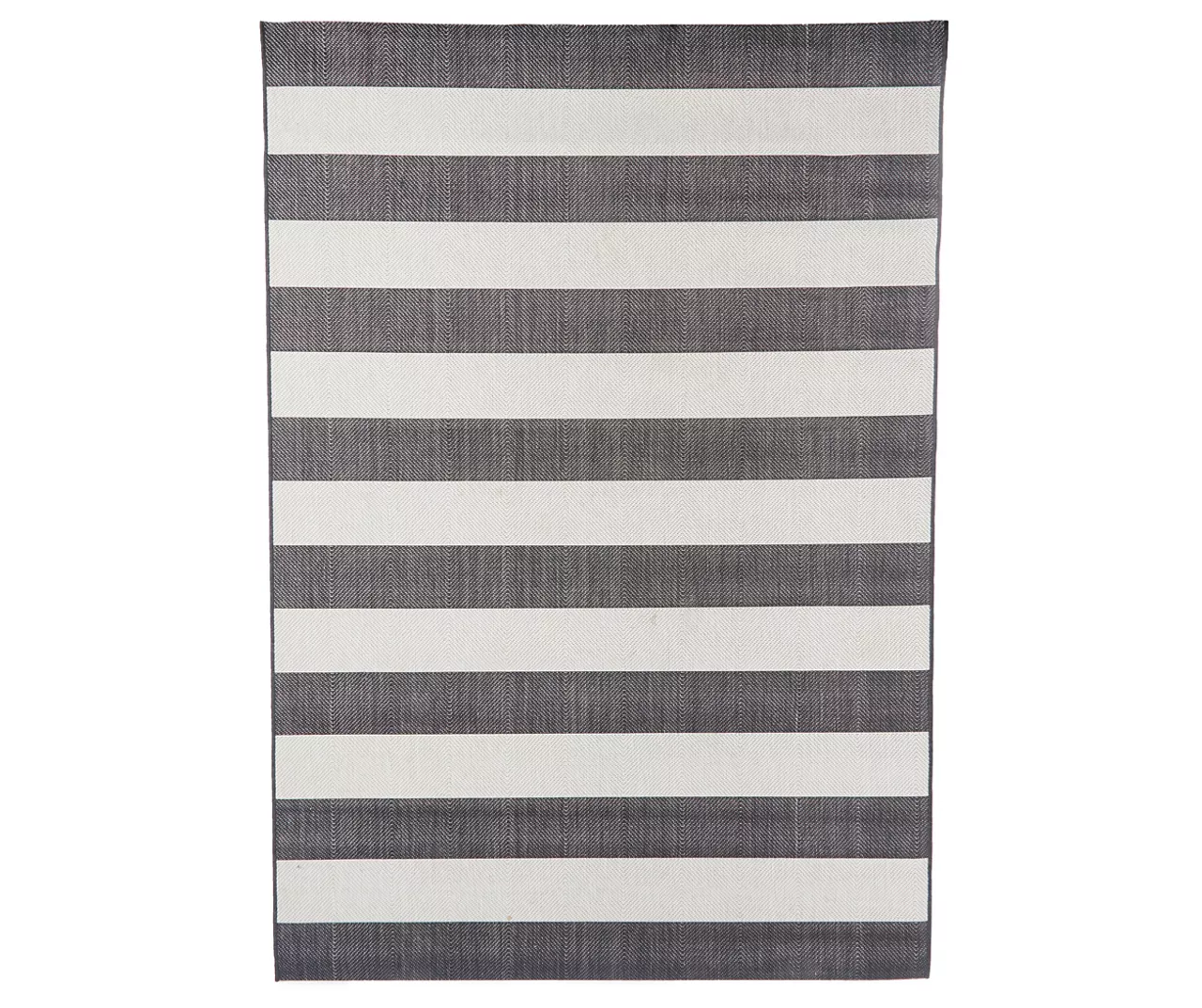 Afuera Onyx & Ivory Stripe Outdoor Area Rug, (7' 10" X 10' 9") 4 Afuera Onyx & Ivory Stripe Outdoor Area Rug, (7' 10" X 10' 9") - Image 2