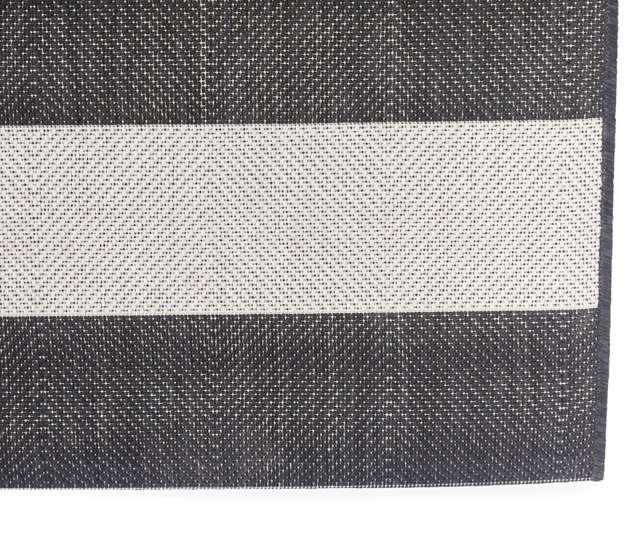 Afuera Onyx & Ivory Stripe Outdoor Area Rug, (7' 10" X 10' 9") 5 Afuera Onyx & Ivory Stripe Outdoor Area Rug, (7' 10" X 10' 9") - Image 3