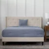 Isabelle Cream Upholstered Twin Wingback Bed 1 Isabelle Cream Upholstered Twin Wingback Bed -Household Items Sale 810547603 810547607 810547628 810547611 1