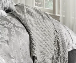 Platinum Damask Kacee Comforter Set -Household Items Sale 810547741 5