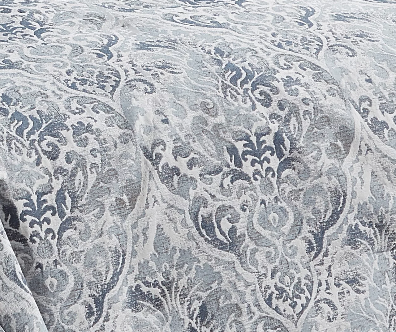 Blue & Gray Damask Clanton Comforter Set 10 Blue & Gray Damask Clanton Comforter Set - Image 8