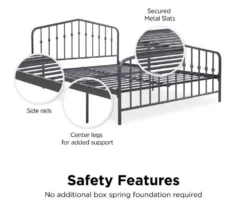 Navogratz Bushwick Metal Bed -Household Items Sale 810548775 5