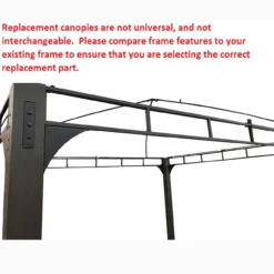 Shadow Creek Gazebo Palm Leaves Replacement Canopy -Household Items Sale 810549235 51