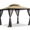 Bamboo Look Gazebo Beige Replacement Riplock Canopy & Side Mosquito Netting Set 1 Bamboo Look Gazebo Beige Replacement Riplock Canopy & Side Mosquito Netting Set -Household Items Sale 810549241 1