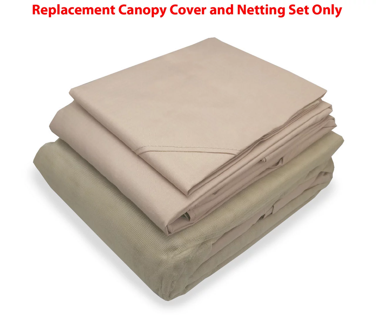 Bamboo Look Gazebo Beige Replacement Riplock Canopy & Side Mosquito Netting Set 4 Bamboo Look Gazebo Beige Replacement Riplock Canopy & Side Mosquito Netting Set - Image 2