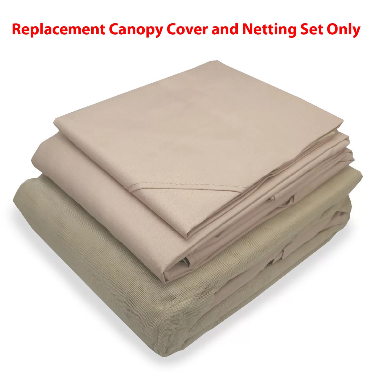Bamboo Look Gazebo Beige Replacement Riplock Canopy & Side Mosquito Netting Set 8 Bamboo Look Gazebo Beige Replacement Riplock Canopy & Side Mosquito Netting Set - Image 6
