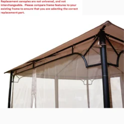 Bamboo Look Gazebo Beige Replacement Riplock Canopy & Side Mosquito Netting Set 17 Bamboo Look Gazebo Beige Replacement Riplock Canopy & Side Mosquito Netting Set -Household Items Sale 810549241 41