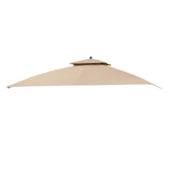Oakmont Gazebo Beige Replacement Canopy -Household Items Sale 810549262 11