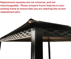 Oakmont Gazebo Beige Replacement Canopy -Household Items Sale 810549262 5