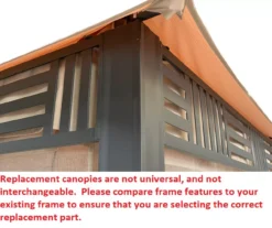 Westbrook Gazebo Beige Damask Replacement Canopy 16 Westbrook Gazebo Beige Damask Replacement Canopy -Household Items Sale 810549281 3