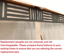 Westbrook Gazebo Beige Damask Replacement Canopy 17 Westbrook Gazebo Beige Damask Replacement Canopy -Household Items Sale 810549281 4