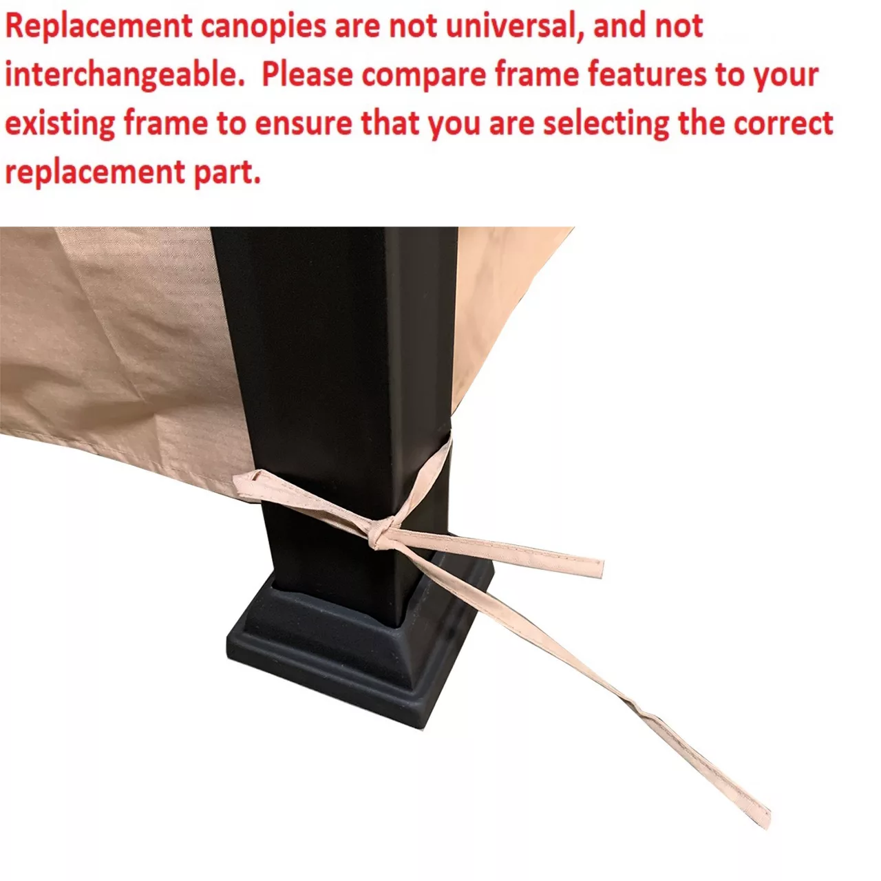 Westbrook Gazebo Beige Damask Replacement Canopy 13 Westbrook Gazebo Beige Damask Replacement Canopy - Image 11