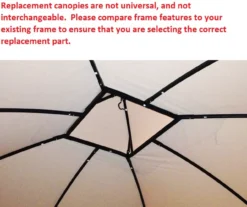 Somerset Gazebo Replacement Riplock Canopy -Household Items Sale 810549334 5