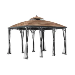 Somerset Gazebo Canyon Stripe Replacement Canopy 14 Somerset Gazebo Canyon Stripe Replacement Canopy -Household Items Sale 810549339 3