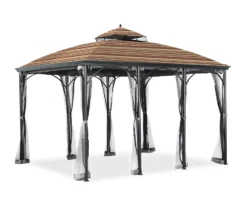 Somerset Gazebo Canyon Stripe Replacement Canopy 19 Somerset Gazebo Canyon Stripe Replacement Canopy -Household Items Sale 810549339 31